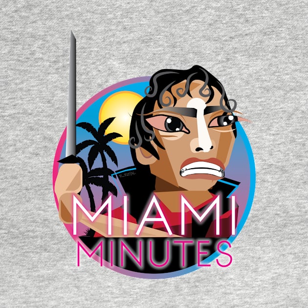 Miami Minutes: Main Podcast Logo (by Raziel) by Sleepy Charlie Media Merch